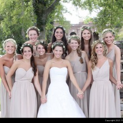 Polivka/Langsdon Wedding - Bride and Bridesmaids
