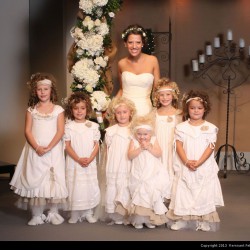 Polivka/Langsdon Wedding - Bride with Flower Girls