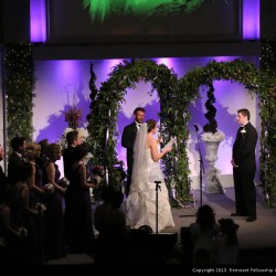 Spring Wedding Stage Decoratins | Green and Natural Chuppah