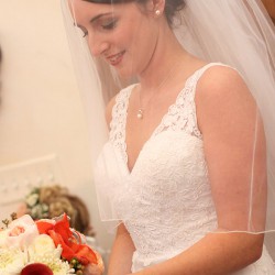 Gadke Wedding - Bride with Bouquet