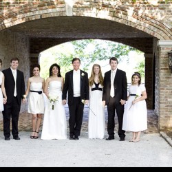 Spring Wedding Party | White and Black Color Inspiration