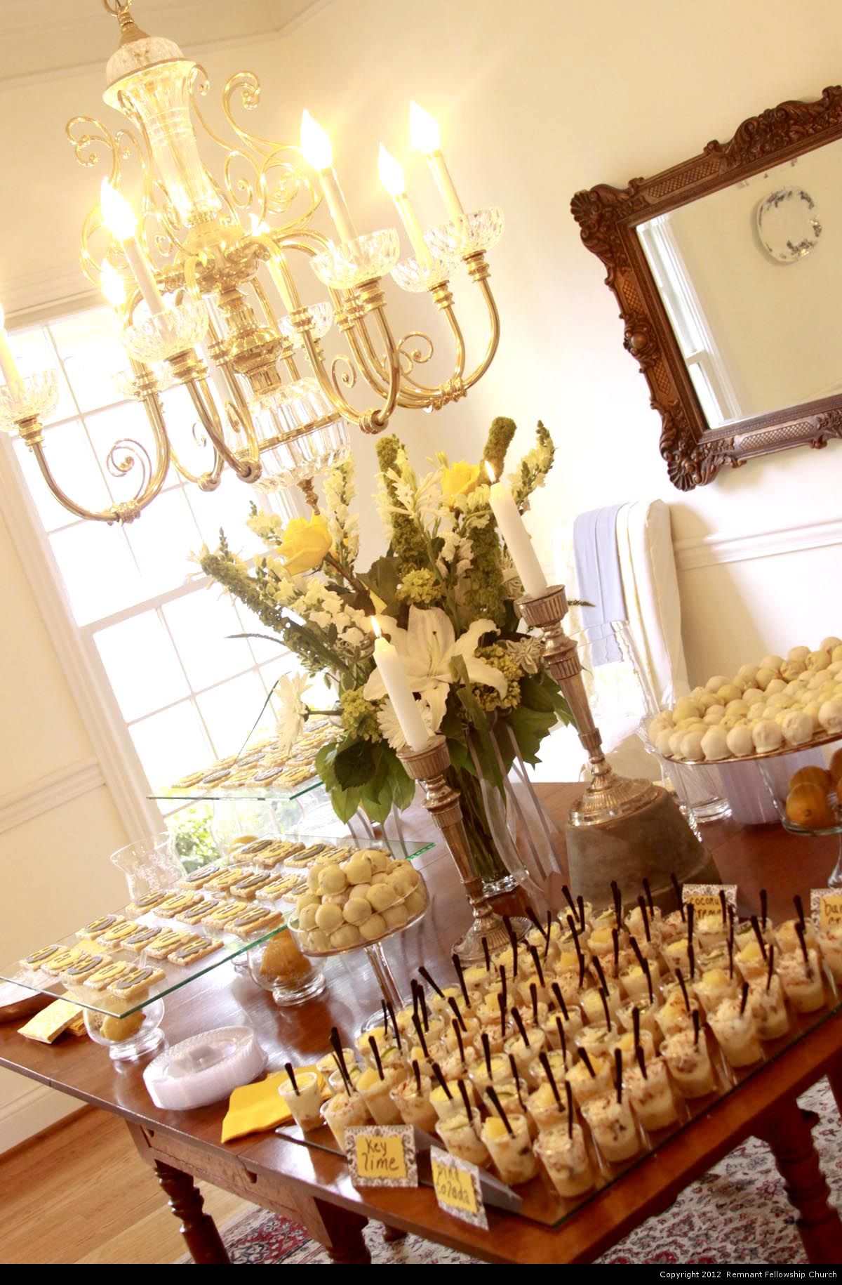 Summer Wedding Bridal Shower Dessert Table Decoration | Shortbread, Wedding Cookies, Truffles