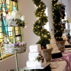 Polivka/Leaman Wedding - Cake Table
