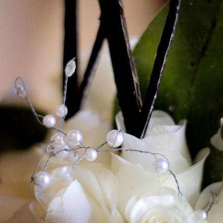 Wedding Cake Topper | Black "W" Monogram