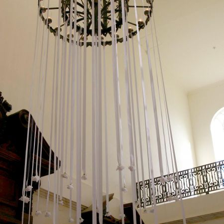 Spring Wedding Ceiling Decoration | Hanging Ribbon
