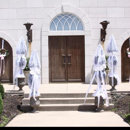 Davis/Blair Wedding - Outside Decorations