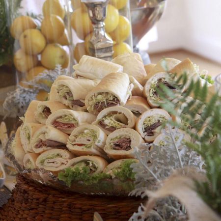 Summer Wedding Reception Food | Wraps