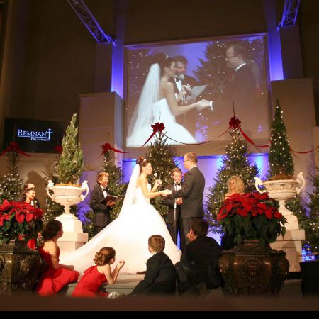 Winter Wedding Color Inspiration | Red and White