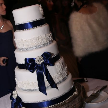 The wedding cake from the Day wedding at Remnant Fellowship Church