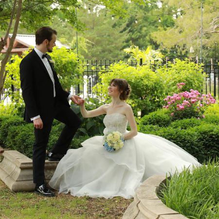 Wheeler/VanZante Covenant Wedding Wheeler/VanZante Remnant Fellowship Wedding Spring Bride Strapless A-line with lace detailing Wedding Gown