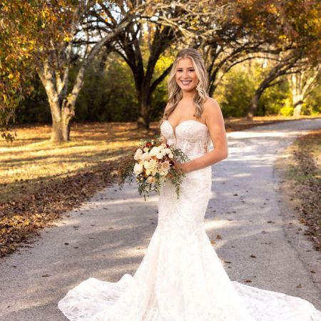 Strong/VanHuis Covenant Wedding Strong/VanHuis Remnant Fellowship Wedding Fall Bride Strapless Lace Corset Style Wedding Gown