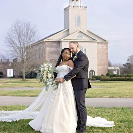 Cuthbert/McNeal Covenant Wedding Cuthbert/McNeal Remnant Fellowship Wedding Lace Detailed Ballgown Wedding Dress