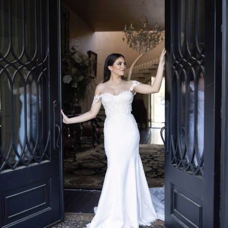 McNeal/Pacheco Covenant Wedding McNeal/Pacheco Remnant Fellowship Wedding Lace detailed Mermaid Wedding Gown