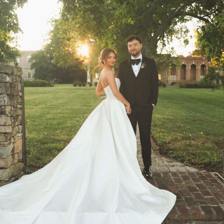 McDonald Covenant Wedding Corset Satin Ballgown Wedding Dress