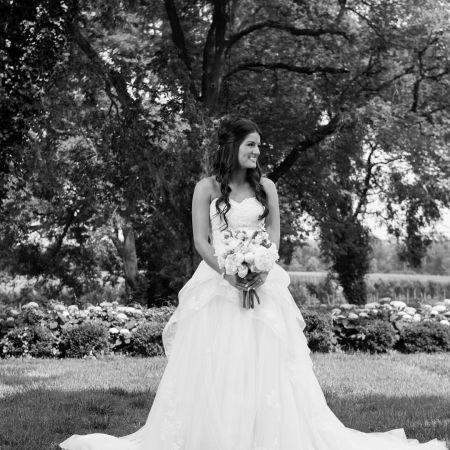 Radebaugh/Betancourt Covenant Wedding Summer Wedding Gown | Strapless Sweetheart Neckline, Full A-Line Dress with Train