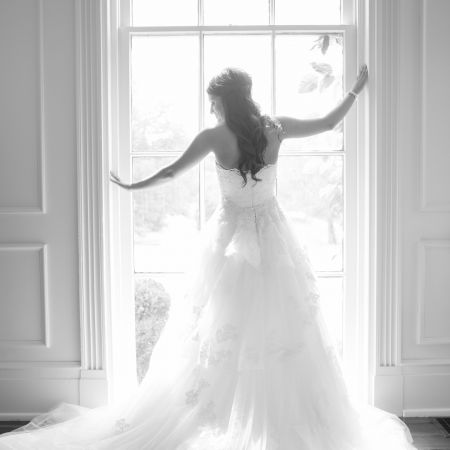 Summer Wedding Gown | Strapless Sweetheart Neckline, Full A-Line Dress with Train