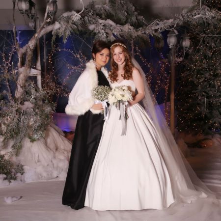 Formal January Winter Wedding Colors | Black and White with Hints of Silver