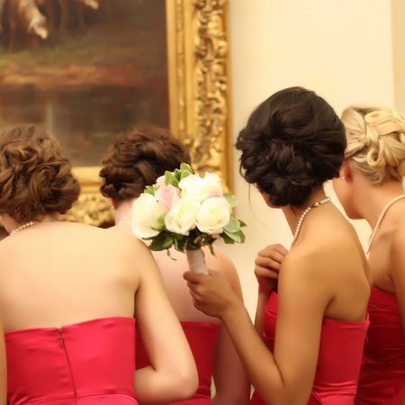 Bridesmaid Side Chignon Hairstyle