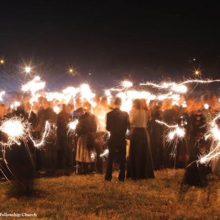 Jost/Martin Covenant Wedding Bride and Groom Getaway | Waving Goodbye | Wedding Sparklers
