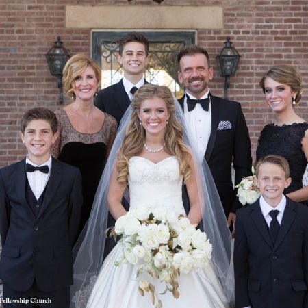 Jost/Martin Covenant Wedding Bridal Family Portrait