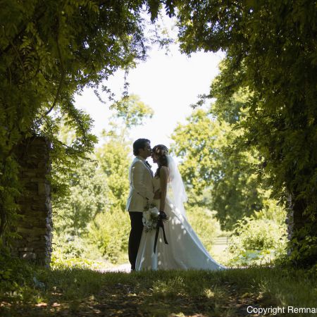 Jost VanDonsel Wedding Bride and Groom