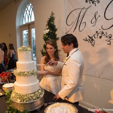 Jost VanDonsel Wedding Cake Cutting