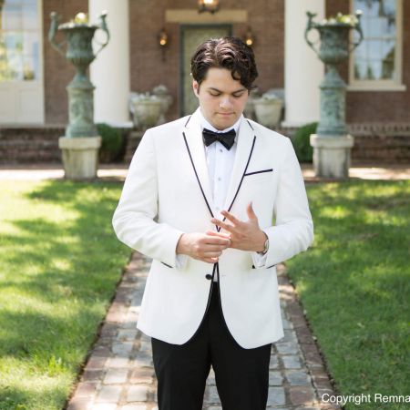 Jost VanDonsel Wedding Groom Photo First Look