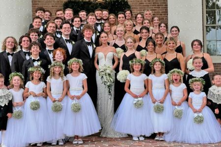 The wedding party of Timothy and Grace Fischer - Daughter of Elizabeth Hannah